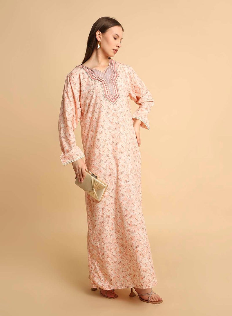 HANA & SARA Modern Arabic Jalabiya for Women Featuring Premium Soft Fabric - Image 4
